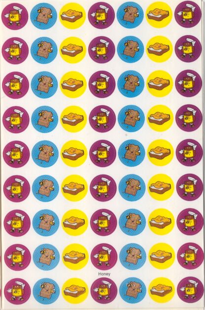 Vintage CTP Mini Sniff Sticker Sheet-Honey