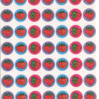 Vintage CTP Mini Sniff Sticker Sheet-Strawberry