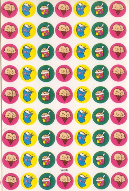 Vintage CTP Mini Sniff Sticker Sheet-Vanilla