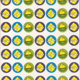 Vintage CTP Mini Sniff Sticker Sheet-Lemon
