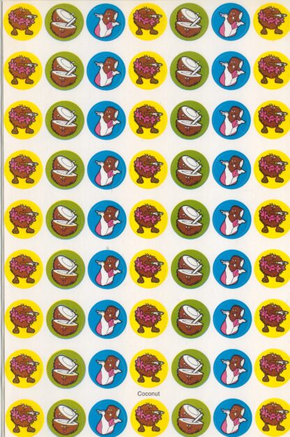 Vintage CTP Mini Sniff Sticker Sheet-Coconut