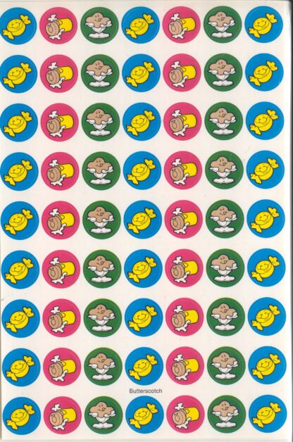 Vintage CTP Mini Sniff Sticker Sheet-Butterscotch