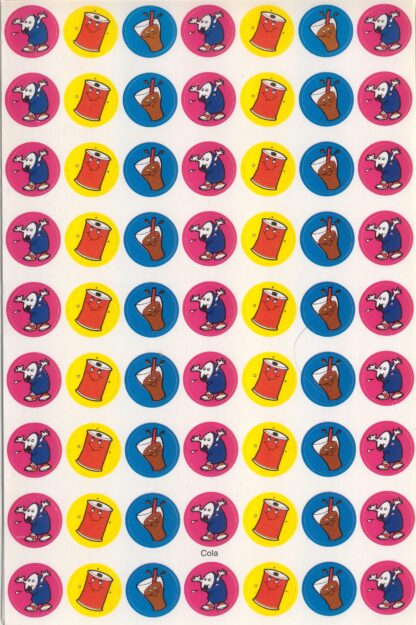 Vintage CTP Mini Sniff Sticker Sheet-Cola