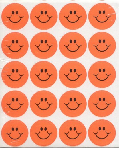 Vintage Eureka Smile Sniff Sticker Sheet-Orange