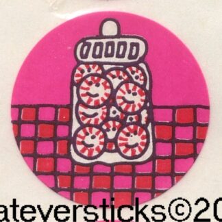 Vintage Eureka Sniff Sticker Strip: Peppermint