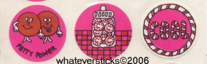 Vintage Eureka Sniff Sticker Strip: Peppermint
