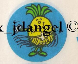 Vintage Eureka Matte Sniff Sticker Strip: Pineapple