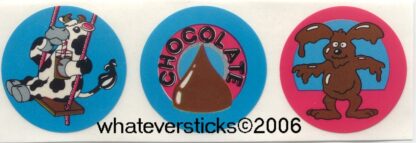 Vintage CTP Sniff Sticker Strip: 1987 Chocolate