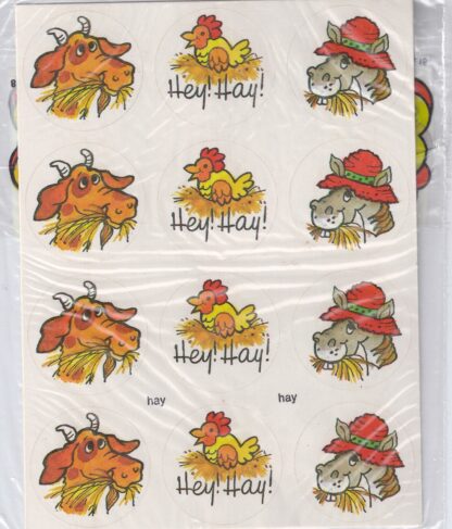 Paper Art Matte Sniff Sticker Sheet-Hay