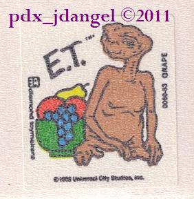 ET Matte Sniff Sticker-Grape 1