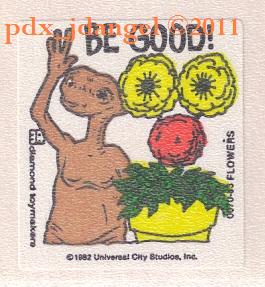 ET Matte Sniff Sticker-Flowers 1