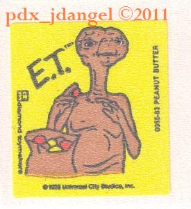 ET Matte Sniff Sticker-Peanut Butter 1