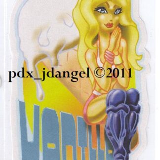 Vixen Sniff Sticker-Vanilla