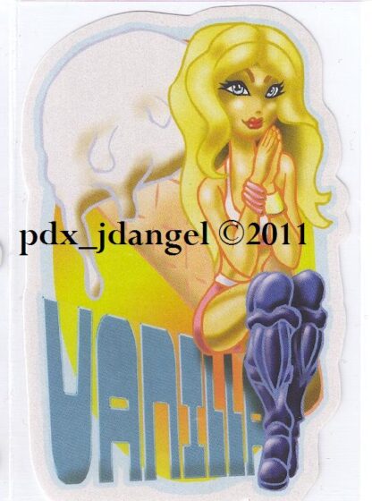 Vixen Sniff Sticker-Vanilla