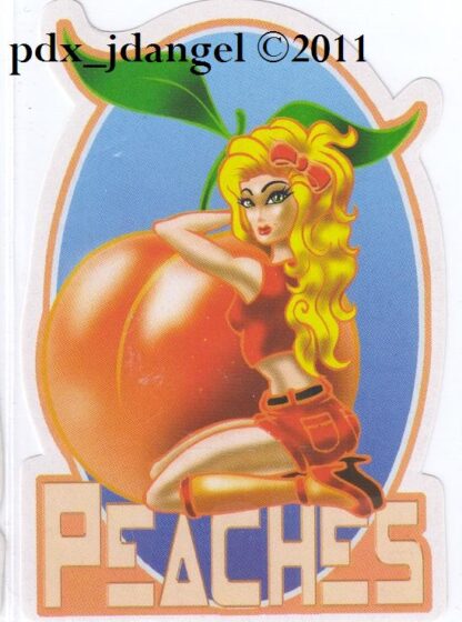 Vixen Sniff Sticker-Peach