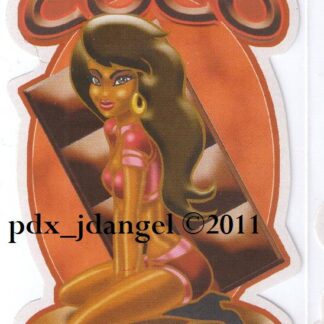 Vixen Sniff Sticker-Chocolate