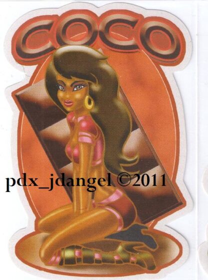 Vixen Sniff Sticker-Chocolate