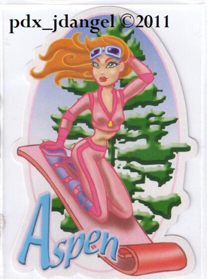 Vixen Sniff Sticker-Aspen