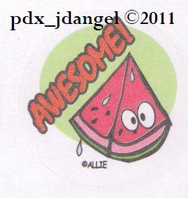 Allie Sniff Sticker-Watermelon