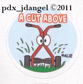 Allie Sniff Sticker-Grass