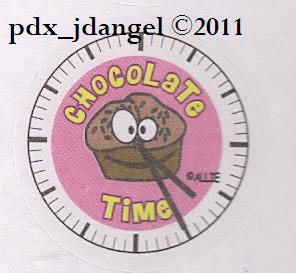 Allie Sniff Sticker-Chocolate