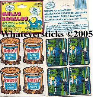 Mello Smello Matte Sniff Sticker Package-Pine/Peanut Butter