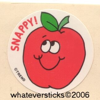 Trend Glossy Sniff Sticker: Apple