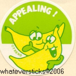 Trend Glossy Sniff Sticker: Banana