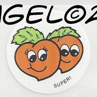Vintage CTP Sniff Sticker Strip: 1981 Peach