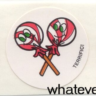 Vintage CTP Sniff Sticker Strip: 1981 Cherry