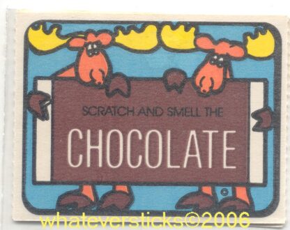 Mello Smello Matte Sniff Sticker-Chocolate
