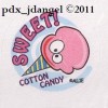 Allie Sniff Sticker-Cotton Candy