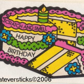 Mello Smello Matte Sniff Sticker-Birthday Cake, S2