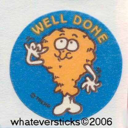 Trend Glossy Sniff Sticker: Fried Chicken