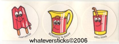 Vintage CTP Sniff Sticker Strip: 1981 Fruit Punch