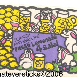 Mello Smello Matte Sniff Sticker-Lemonade
