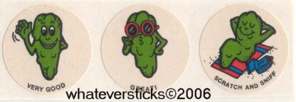 Vintage CTP Sniff Sticker Strip: 1987 Pickle (Matte)