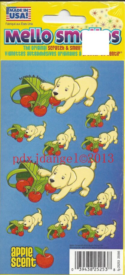 Mello Smello Sniff Sticker Sheet: Apple