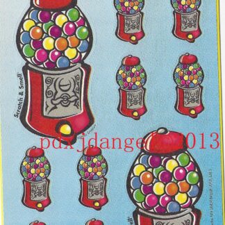 Mello Smello Sniff Sticker Sheet: Bubblegum