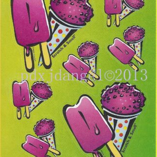 Mello Smello Sniff Sticker Sheet: Grape