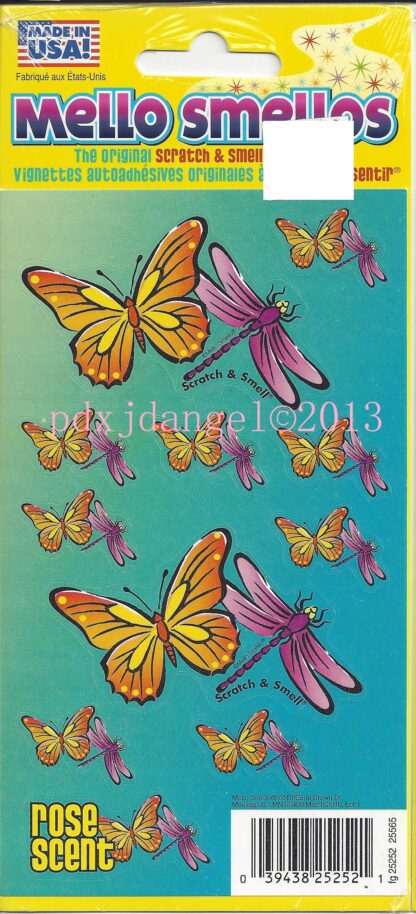 Mello Smello Sniff Sticker Sheet: Rose