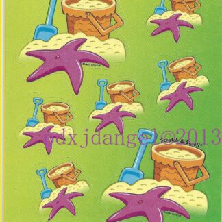 Mello Smello Sniff Sticker Sheet: Suntan Oil