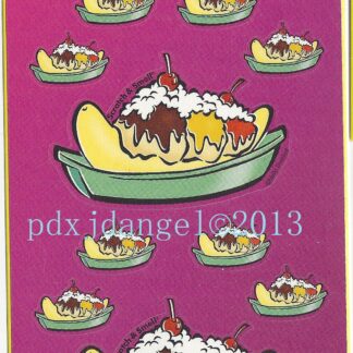 Mello Smello Sniff Sticker Sheet: Banana