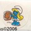 Smurf Matte Sniff Sticker Strip-Peanut Butter