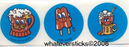 Vintage CTP Sniff Sticker Strip: 1981 Root Beer