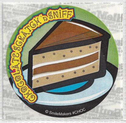 Smilemakers Sniff Sticker-Chocolate (Cake)