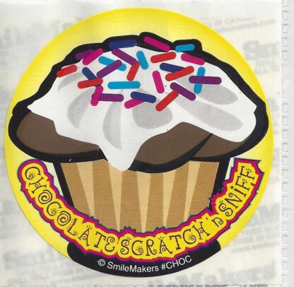 Smilemakers Sniff Sticker-Chocolate (Cupcake)