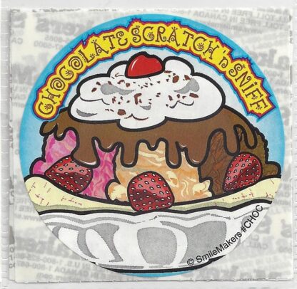 Smilemakers Sniff Sticker-Chocolate (Banana Split)
