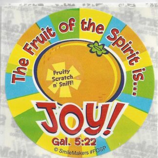 Smilemakers Sniff Sticker-Fruit of the Spirit (Joy)