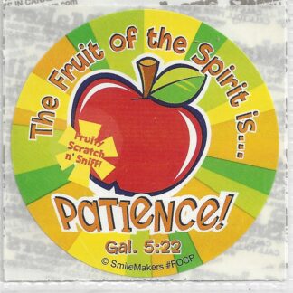 Smilemakers Sniff Sticker-Fruit of the Spirit (Patience)